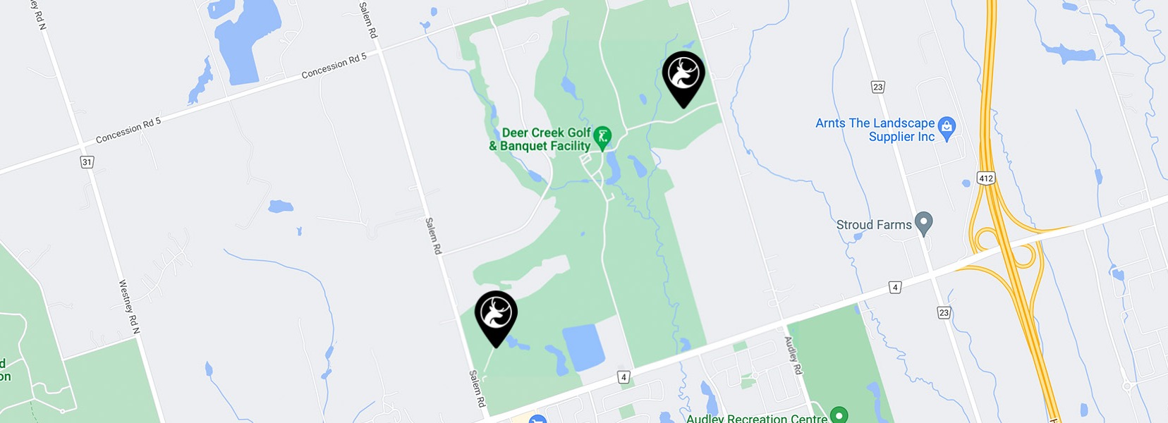 Deer Creek Map
