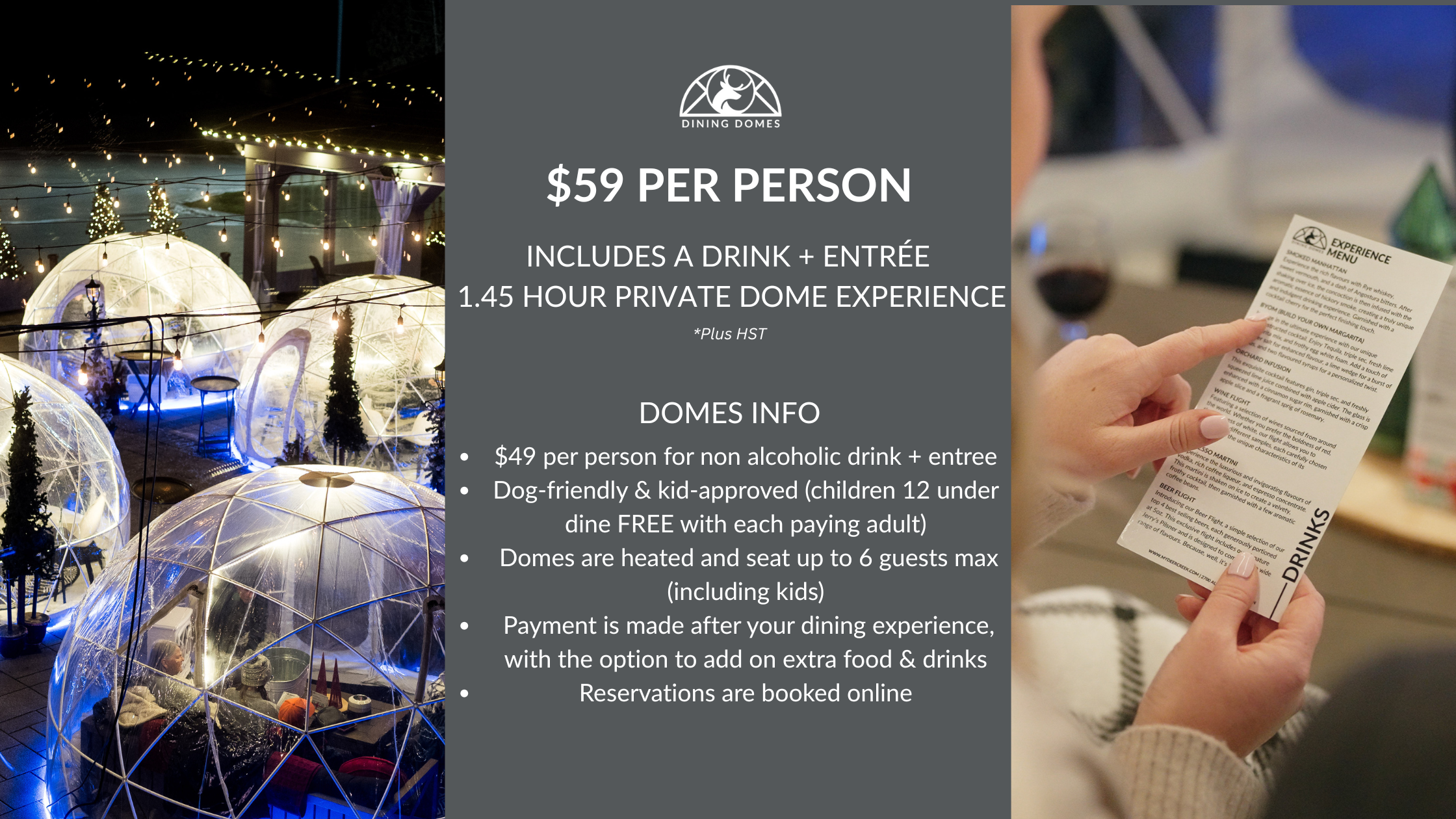 2025 dining dome info