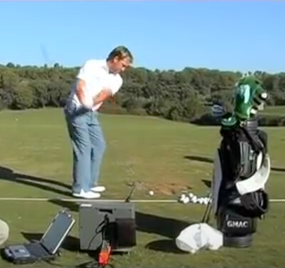 GRAEME MCDOWELL WORKING WITH TRACKMAN